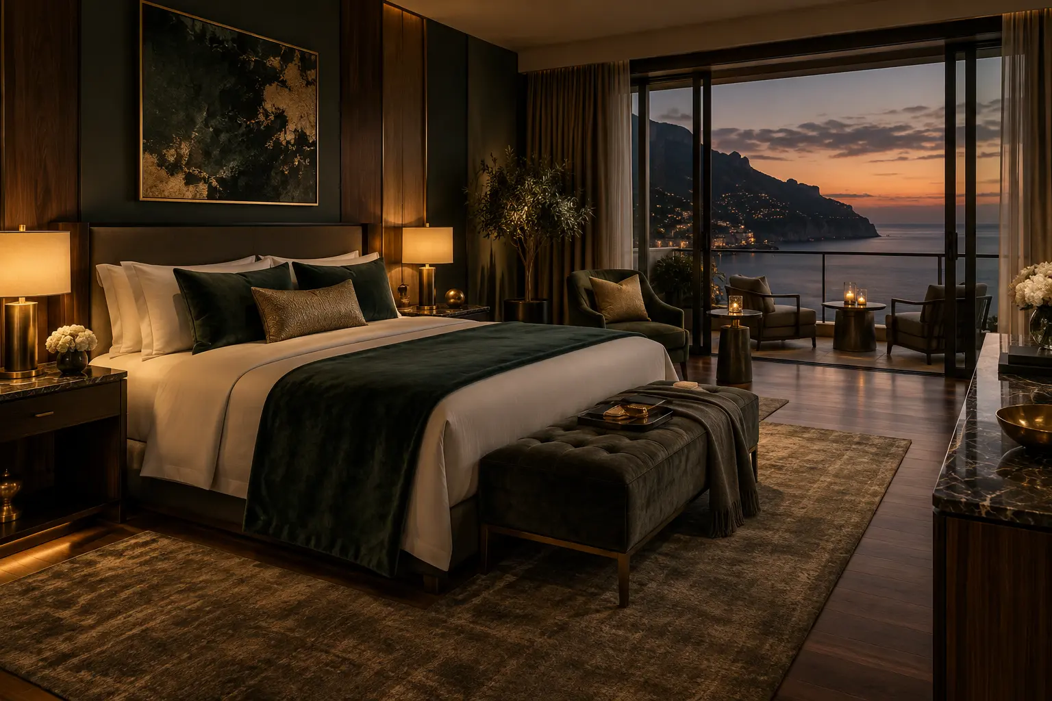 A complimentary hotel night