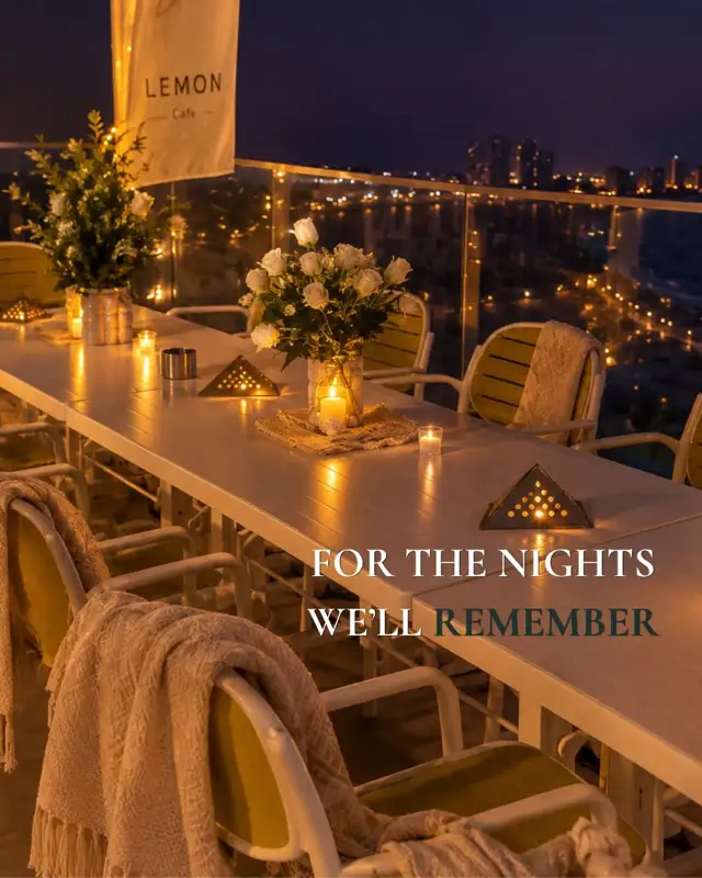 Lemon — evening tables
